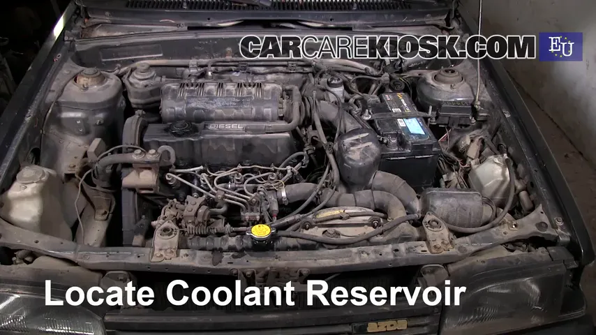 1989 Mazda 323 GLX 1.7L 4 Cyl. Diesel Coolant (Antifreeze)